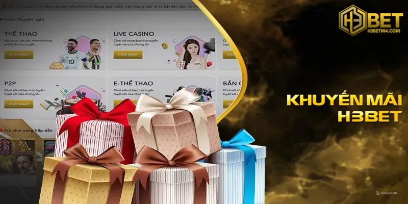 Top khuyến mãi H3bet cực HOT dành riêng cho bạn Giới thiệu về khuyến mãi H3Bet