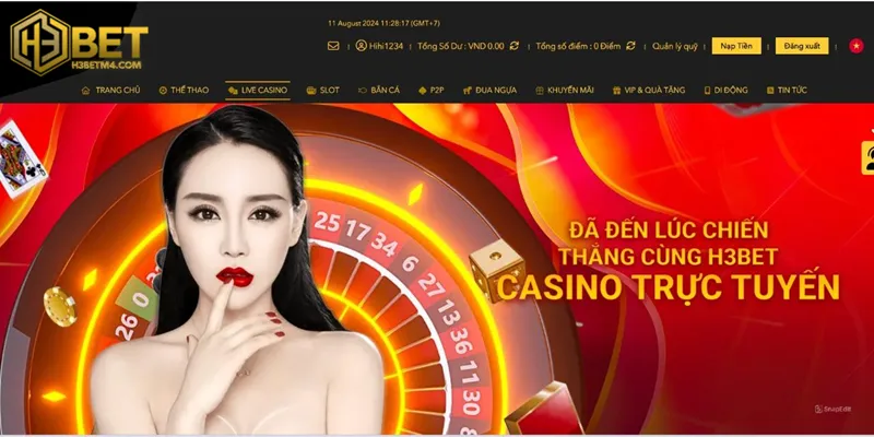 Live casino H3bet - Địa điểm cá cược cực đỉnh không thể bỏ qua Những dạng live casino H3bet hay nhất